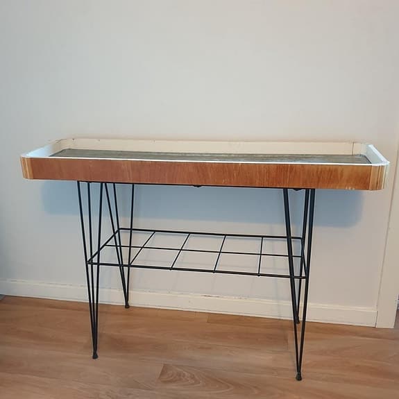 Blombord  i teak 50/60-tals