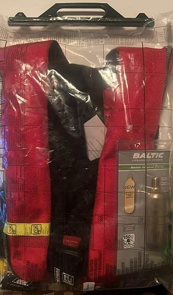 NY - Baltic Winner 150 Red Manuell Uppblåsbar flytväst