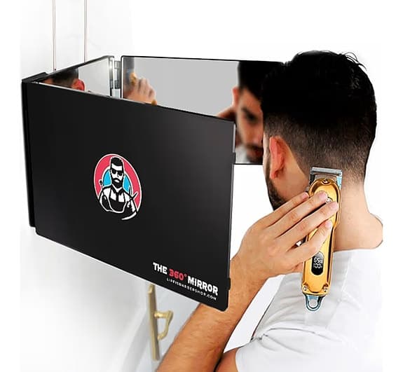 Spegel 360 grader för självklippning & smink