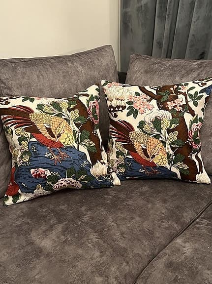 2ST KUDDFODRAL/TYG FRÅN SVENSKT TENN/ GP & JBAKER/ MAGNOLIA