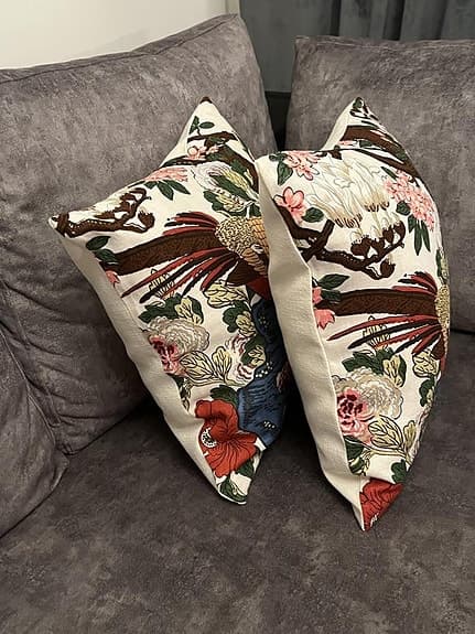 2ST KUDDFODRAL/TYG FRÅN SVENSKT TENN/ GP & JBAKER/ MAGNOLIA