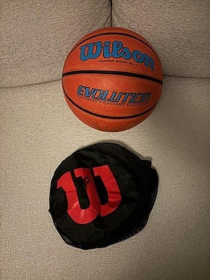 Wilson Evolution basket boll och Wilson nätbag