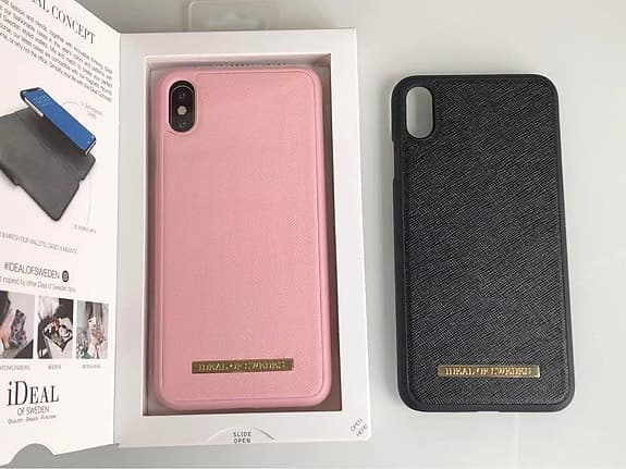 Ny Ideal of sweden skal fodral iphone xs max 6,7,8 plus rosa