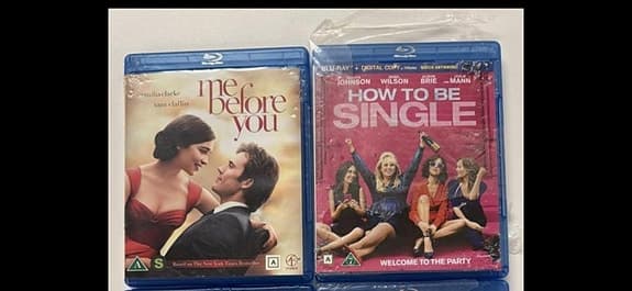 Blu-ray-filmer - 2 st - Me Before You & How to Be Single