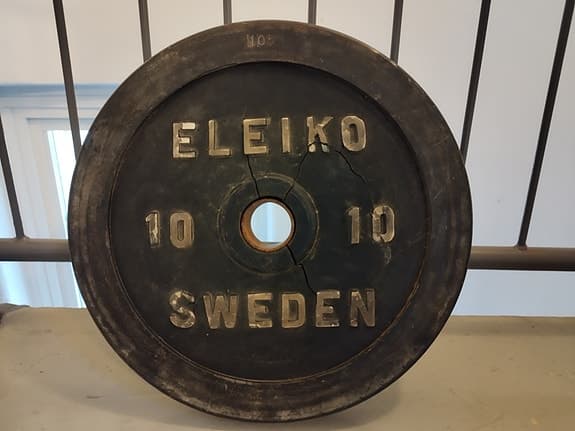 EN STYCK ELEIKO 10 KG SKIVVIKT 50 MM