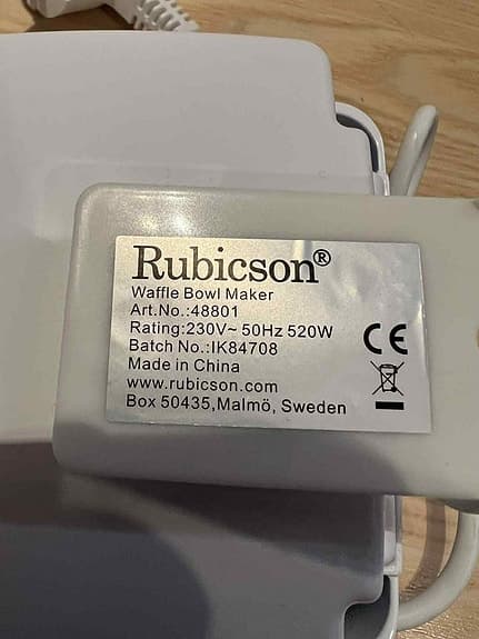 Rubicson Waffle Maker