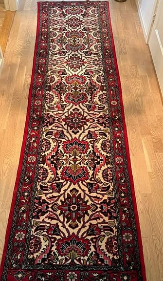 Äkta persisk matta - 290 × 78 cm