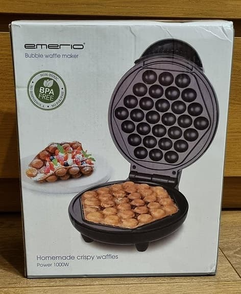 Bubbelvåffeljärn från Emerio