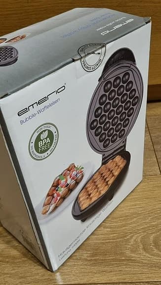 Bubbelvåffeljärn från Emerio