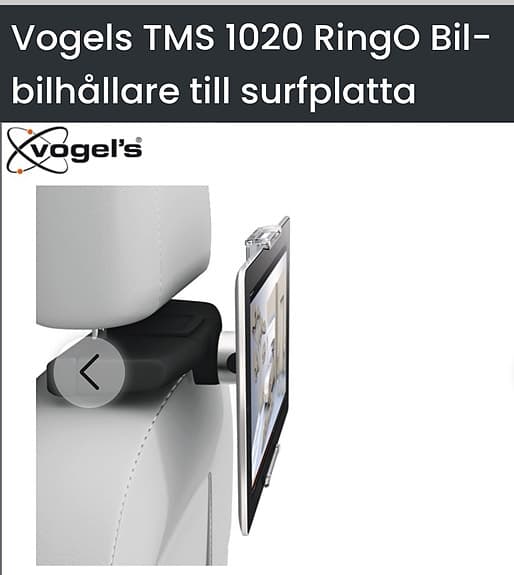 Hållare till surfplatta