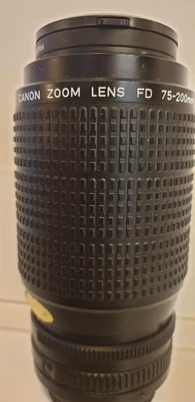 Tele-objektiv zoom FD 75-200 mm, 1:4,5, Canon