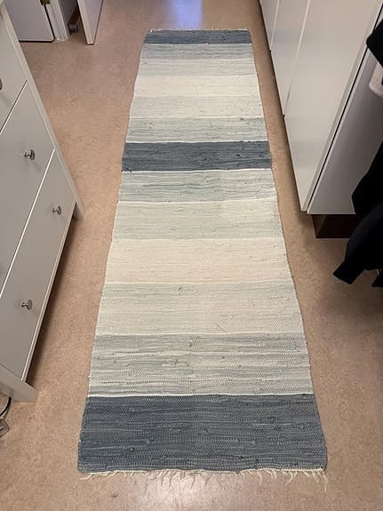 Trasmatta ljusgrön 260x70 cm