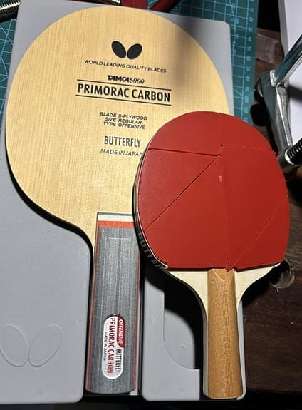 pingis-racket mini yinhe med Zyre-03 scraps