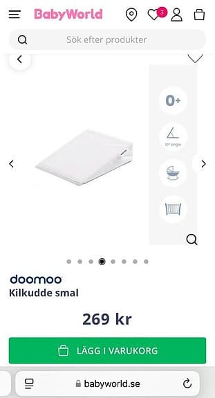Doomo kilkudde för nyfödda