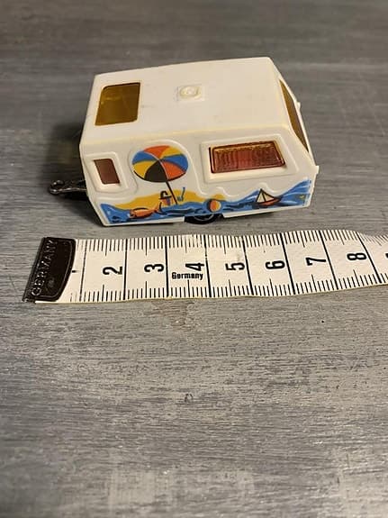 Leksaksbil Husvagn ST. Tropez trailer från 1970 talet