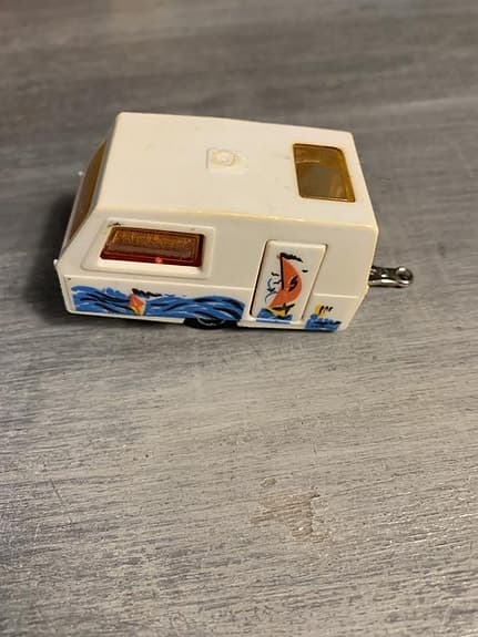 Leksaksbil Husvagn ST. Tropez trailer från 1970 talet