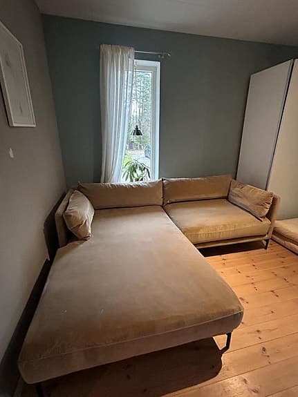Fint 3-sits modulsoffa med divan från Sofacompany