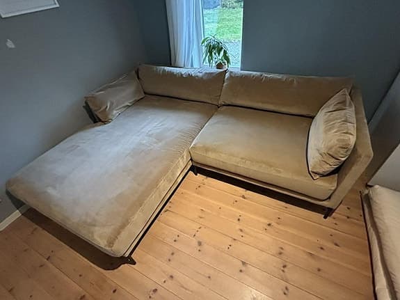 Fint 3-sits modulsoffa med divan från Sofacompany