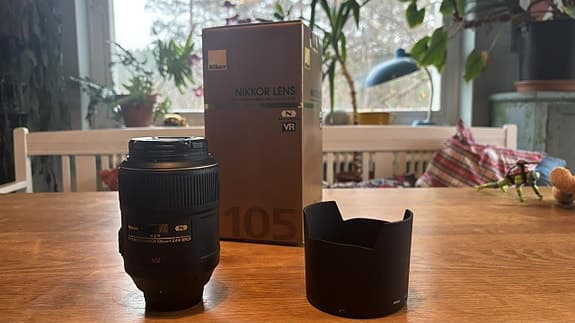 Nikon AF-S VR Micro-Nikkor 105mm f/2.8G IF-ED – i nyskick
