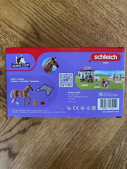 Schleich häst med täcke mm