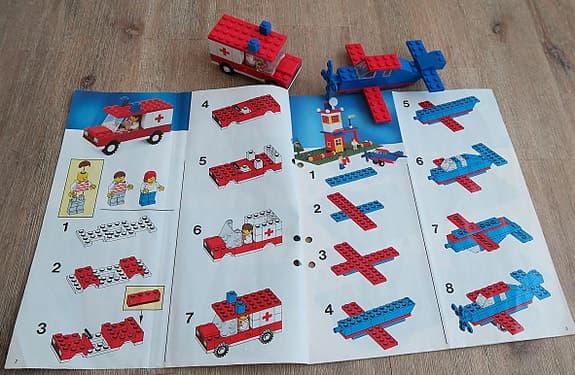 Lego 545 Build-N-Store Chest. Vintage från 1990