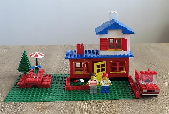 Lego 545 Build-N-Store Chest. Vintage från 1990