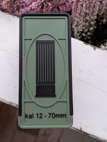 Ammunitionslåda hagel 12-70mm 10 patroner