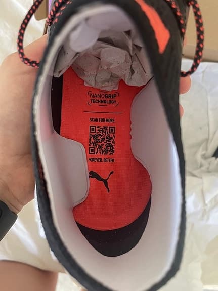 Puma Future 8 Ultimate FG Svart/Vit/Röd EUR 40.5 NYA