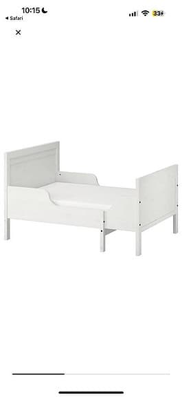 Sundvik Ikea växasäng vit (80x200)