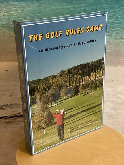 Spelet The golf rules game, Spogame AB, 1990, nytt!