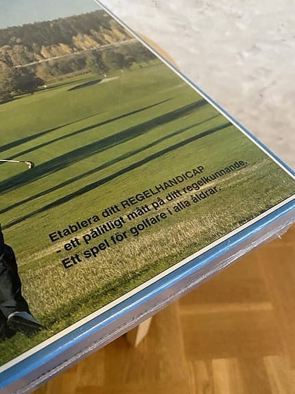 Spelet The golf rules game, Spogame AB, 1990, nytt!