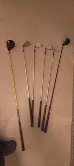 6 st golfklubbor
