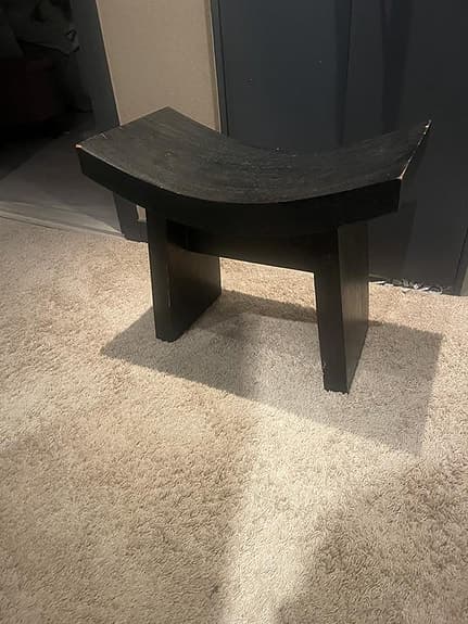 pall mörkbetsaf trä