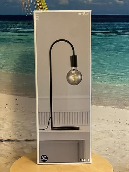 Nordlux, Paco, bordslampa, svart, helt ny och oanvänd!