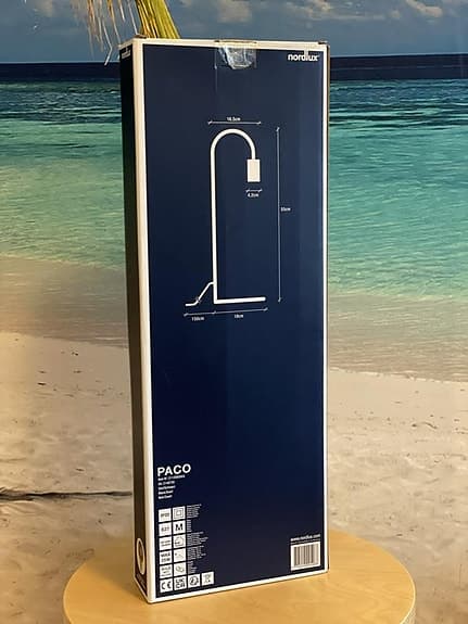 Nordlux, Paco, bordslampa, svart, helt ny och oanvänd!
