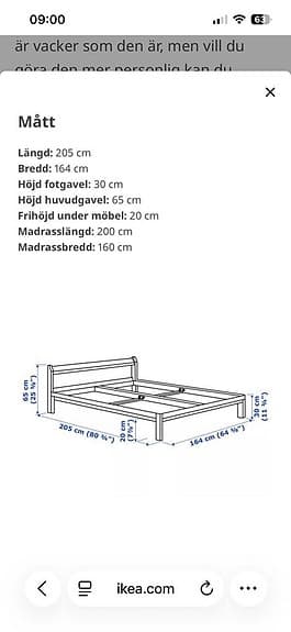 Säng 160x200 cm