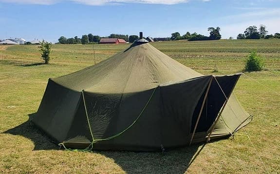 Tält 12 militärtält