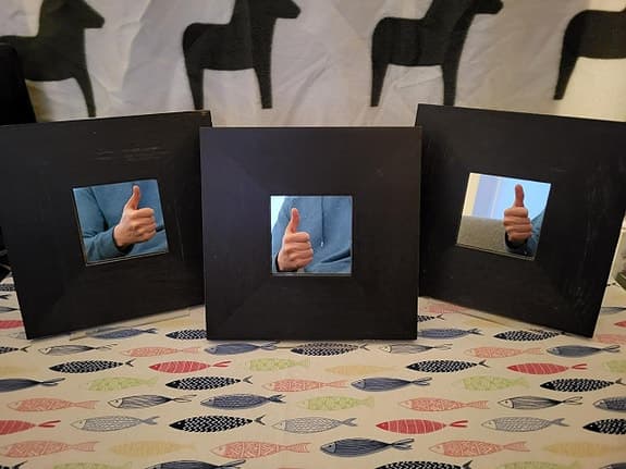 3 st speglar - Malma