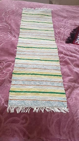 Randig trasmatta 130x38