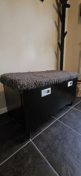 Sittbänk med förvaring