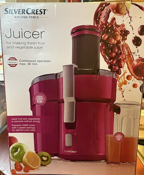 Silvercrest juicer