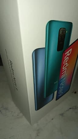 Redmi Note 9 64 GB med  NFC 50 MP kamera laddare med allt