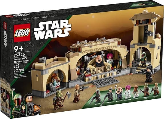 Lego 75326 Boba Fetts Throne Room OÖPPNAD