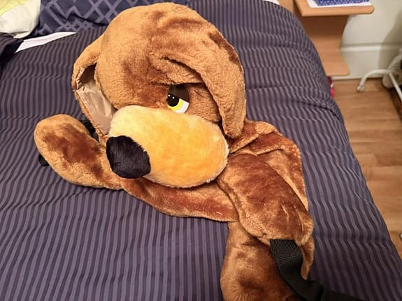 Barnryggsäck hund helt ny oanvänd
