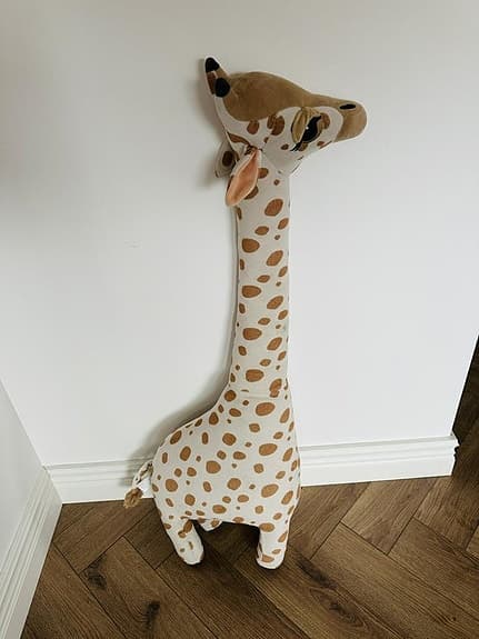 Giraff - stort gosedjur - mjukisdjur -  Höjd 100 cm