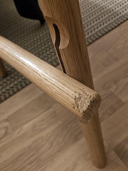 Nofred mouse barnstol oak