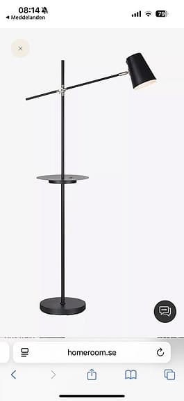 Markslöjd Golvlampa LINEAR 1L USB