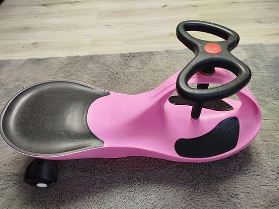 Wiggle car/ wobble car blå/ vicka bil/svängbil