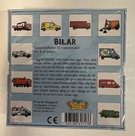 NYTT memoryspel - Bilar