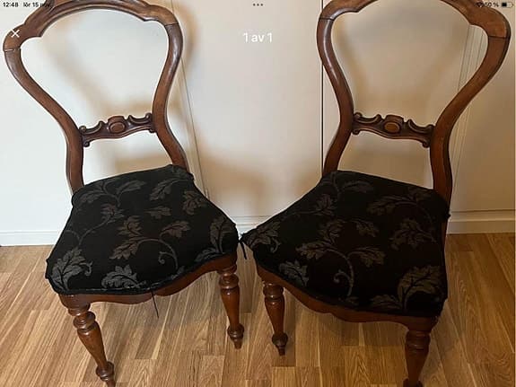 Äldre stolar + bord